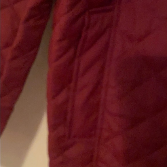 Quilted burgundy jacket by Appleseed’s petites - Picture 4 of 7